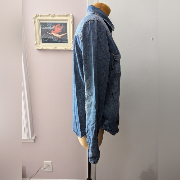 Women's Snap Button Denim Short from H&M size 12 - Picture 4 of 10